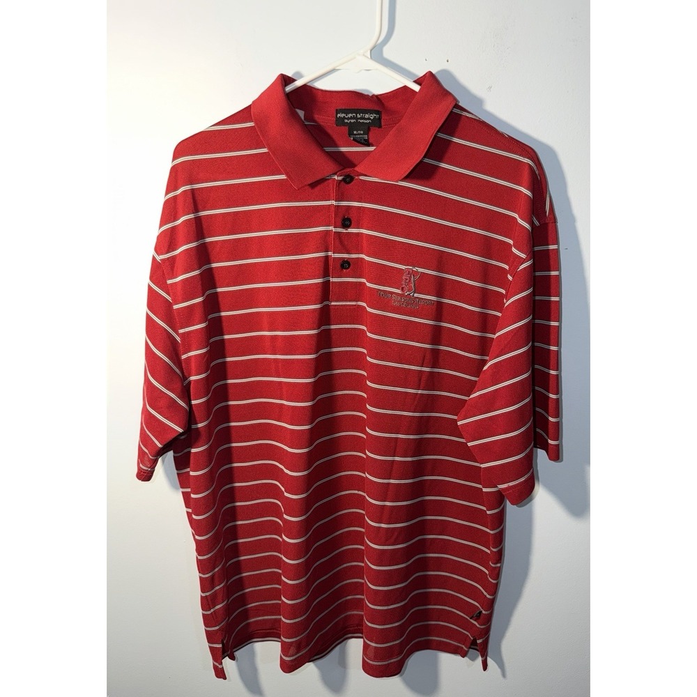 ELEVEN STRAIGHT Byron Nelson Golf Polo Shirt Four Seasons Resort TPC Size XL